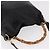 Borsa a Spalla GUCCI Bamboo in Pelle 2way Nero Oro 001 3444 1577 Auth 189938 D'oro - vista 6