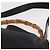 Borsa a Spalla GUCCI Bamboo in Pelle 2way Nero Oro 001 3444 1577 Auth 189938 D'oro - vista 8