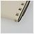 VALENTINO Rock Studs Wallet Leather Ivory Gold Auth BA14034M Golden Cream - view 15