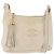 CHANEL Matelasse Shoulder Bag Lamb Skin White Gold CC Auth BA13767