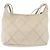CHANEL Matelasse Shoulder Bag Lamb Skin White Gold CC Auth BA13767 - vista 3