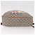Zaino GUCCI GG Supreme PVC Beige Silver 501976 Auth 191263SM - vista 11