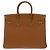 Hermès HERMES Birkin 25 Gold Leather Bag - 103704 Golden - view 4