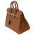 Hermès HERMES Birkin 25 Gold Leather Bag - 103704 Golden - view 5