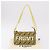 FENDI Zucca Canvas FRAGMENT Pouch Accessori Marrone Argento 8BS073 Auth 191705SAM - vista 23