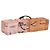 LOUIS VUITTON Hair Cube Unclean Hair Tie plástico 2 Set Orange LV Auth BA13858 Laranja