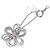 Autre Marque Collection Privée Rosantica Bag Charm Floral de Cristal Prateado Prata - vista 2