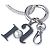 Autre Marque Collection Privée Rosantica Bag Charm Floral de Cristal Prateado Prata - vista 4