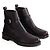 Stivaletti Louis Vuitton Discovery Flat in pelle nera Nero - vista 3