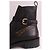 Stivaletti Louis Vuitton Discovery Flat in pelle nera Nero - vista 4