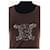 Camiseta de algodón marrón Céline M Castaño - vista 2