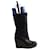Bottes en cuir noir Yves Saint Laurent Taille 40  - vue 1