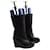 Bottes en cuir noir Yves Saint Laurent Taille 40  - vue 3
