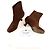 Botas Prada de piel marrón Castaño - vista 5