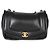 Timeless Borsa Chanel Black Lambskin Medium Simply Flap Nero