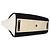 Tote Deauville Large in lana e pelle di vitello feltro bianco e nero Chanel - vista 7