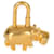 Hermès Cadena Hippopotamus 2005 Annee Des Fleuves Gold Lock Charm  - vista 1