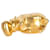 Hermès Cadena Hippopotamus 2005 Annee Des Fleuves Gold Lock Charm  - vista 2