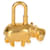 Hermès Cadena Hippopotamus 2005 Annee Des Fleuves Gold Lock Charm  - vista 5