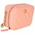 Chanel Coral Quilted Lambskin Pearl Crush Camera Vanity Case Rosa - vista 4