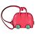 Hermès Rose Mexico Vert Vertigo Chevre Chamkila Bolide On Wheels Bag Charm - vista 5