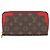 Carteira Retiro Zippy em Canvas Monogram Cherry da Louis Vuitton Marrom Vermelho - vista 8
