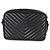 Borsa Camera Lou in pelle di vitello matelassé nera Saint Laurent Nero - vista 2