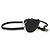 Pochette Mini B in pelle di vitello martellata nera Gucci Nero - vista 4