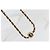 Gabrielle Collana Choker Chanel in pelle CC placcata oro 2022 - vista 4