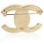 Gabrielle Spilla CC Chanel placcata in oro con perle finte e strass 2021 - vista 3