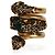 Gucci Goldbeschichteter Tigers Hear Wrap Ring - vista 3