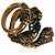 Gucci Goldbeschichteter Tigers Hear Wrap Ring - vista 4