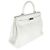 Hermès Gris Perle White Buffalo Skipper Dalmatian Retourne Kelly 35 PHW Marrone - vista 4