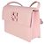Off White Borsa a tracolla Jitney 2.0 in pelle Saffiano rosa Off-White - vista 3