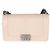 Chanel Boy Tasche aus Chevron gestepptem Lammleder Hellbeige Größe Medium