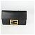 Mini borsa Baguette piatta Fendi in pelle di vitello nera con tracolla 'Strap You' nera Nero - vista 7