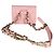 Chanel Mini-Gürteltasche aus rosa gestepptem Lammleder mit eleganter Kette Pink - Ansicht 3