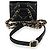 Mini borsa a tracolla Chanel Black Quilted Lambskin Elegant Chain Nero - vista 2