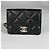 Mini borsa a tracolla Chanel Black Quilted Lambskin Elegant Chain Nero - vista 8