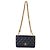 Chanel Blue gestepptes Lammleder All Slide Long Wallet On Chain Blau - Ansicht 5
