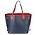 Louis Vuitton Blue Red Epi Neverfull MM - vista 2