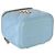 Chanel Blue gestepptes Lammfell Coco Chain Mini Vanity Case Blau - Ansicht 7