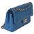 Timeless Borsa Chanel Blue Chevron Lambskin Small Classic Double Flap - vista 4