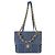 Chanel Dark Blue Quilted Denim Double You Rucksack Blau - Ansicht 8