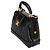 Clutch Nano Cocodoc in agnello lucido trapuntato nero Chanel con catena - vista 3