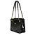 Borsa shopping Chanel Black Quilted Patent Graphic Catch piccola Nero - vista 3