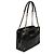 Borsa shopping Chanel Black Quilted Patent Graphic Catch piccola Nero - vista 4