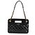 Borsa shopping Chanel Black Quilted Patent Graphic Catch piccola Nero - vista 8
