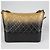 Borsa Chanel Gabrielle Hobo in capretto trapuntato nero e oro sfumato Media - vista 8