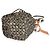 Fendi Mini Mon Tresor in jacquard marrone Interlace Canvas - vista 5